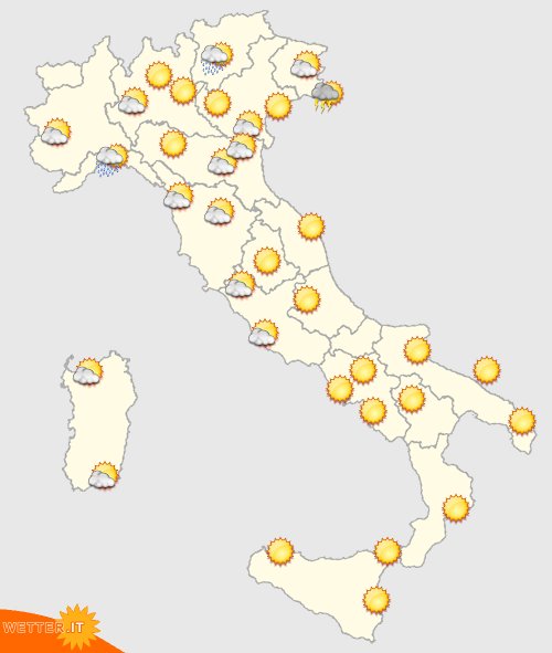 Italien Wetter Morgen